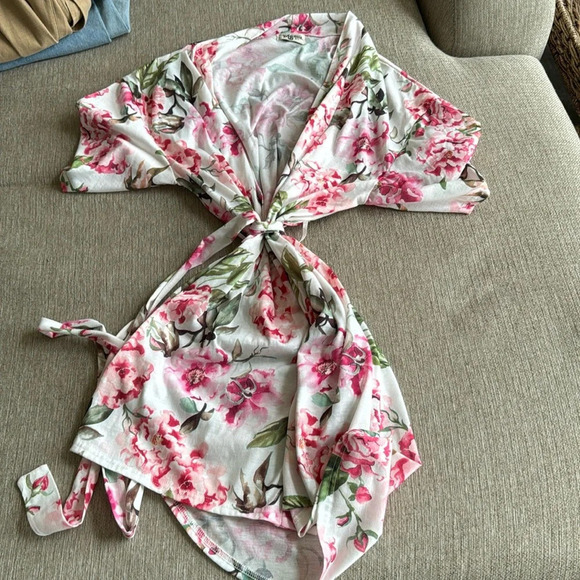 Show Me Your Mumu Garden Bloom Floral Robe one size - Picture 2 of 9